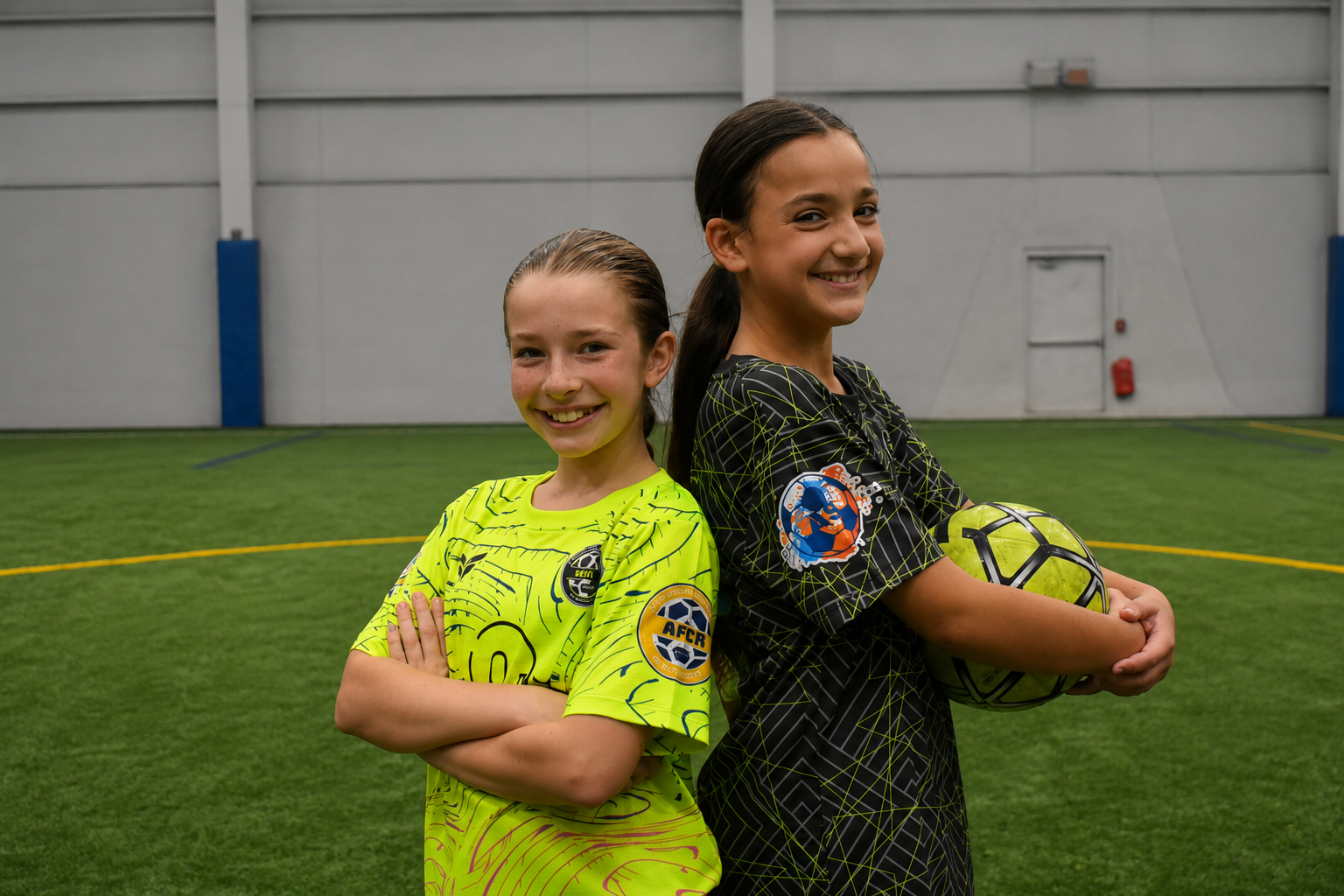 Aceler8 FC U12 players